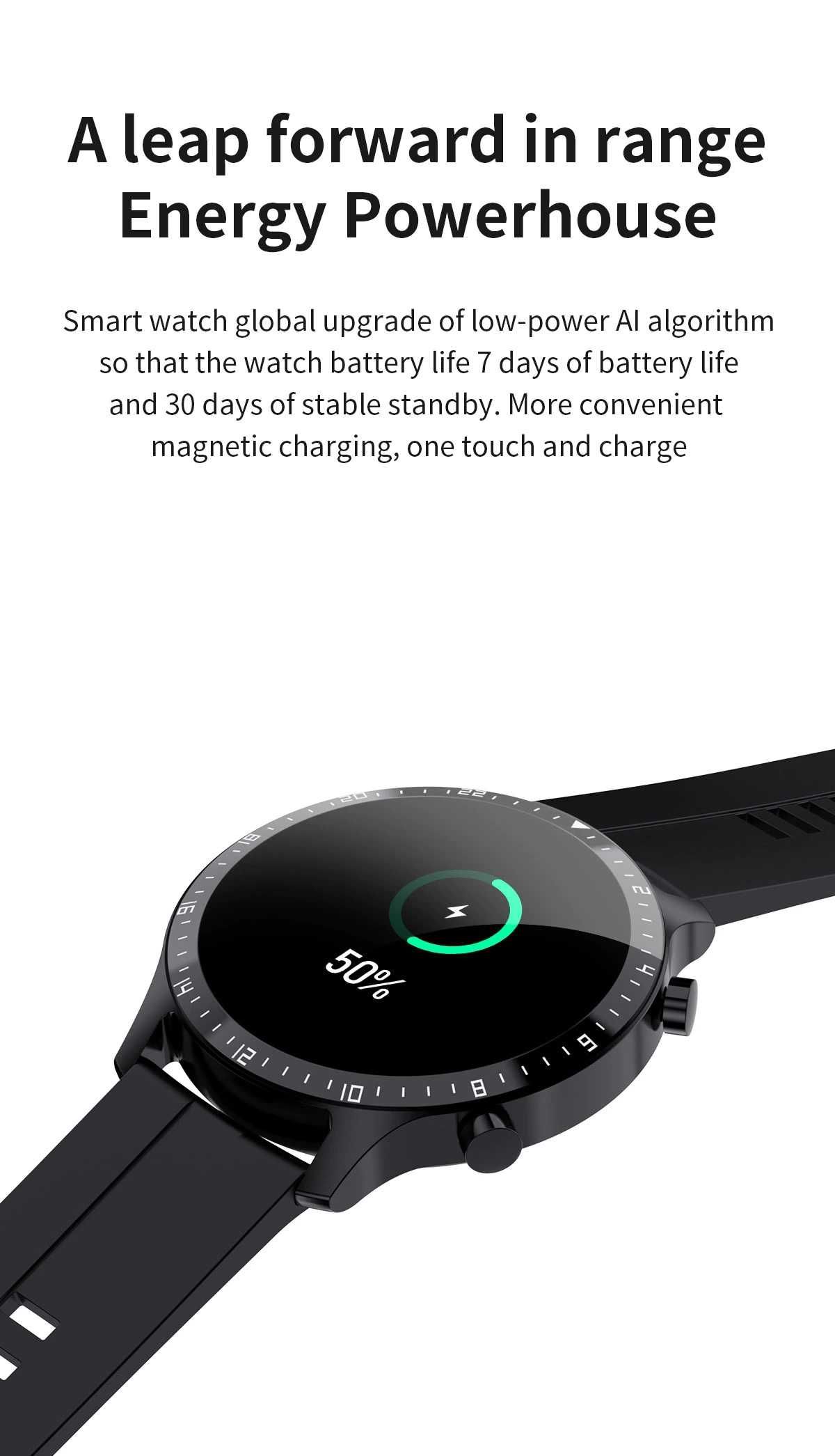 SmartWatch GT2/P32 kroki tętno ciśnienie saturacja powiadomienia. PL.