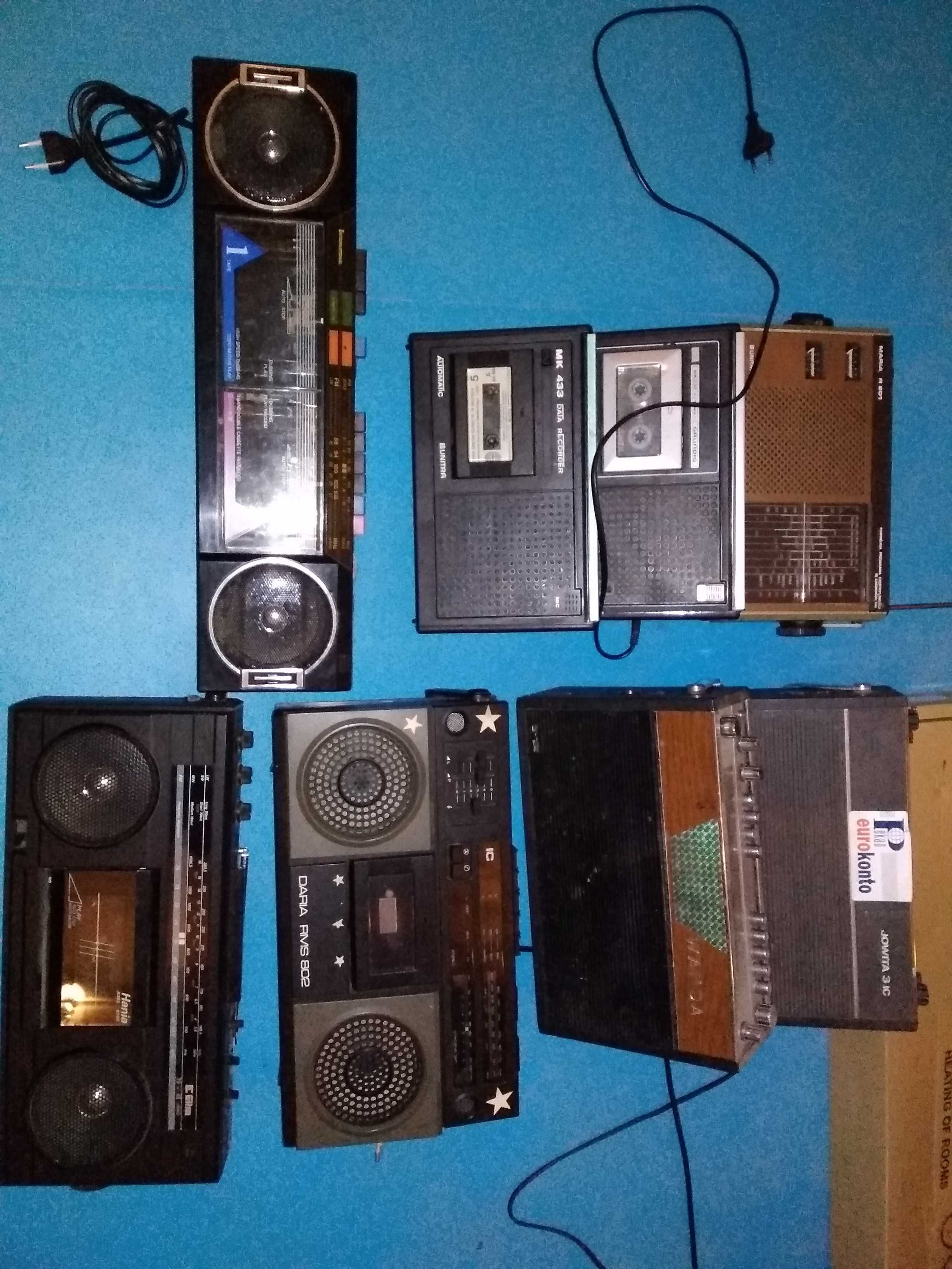 Adapter radio Unitra ludwik magnetofon szpulowy PRL wideo VHS