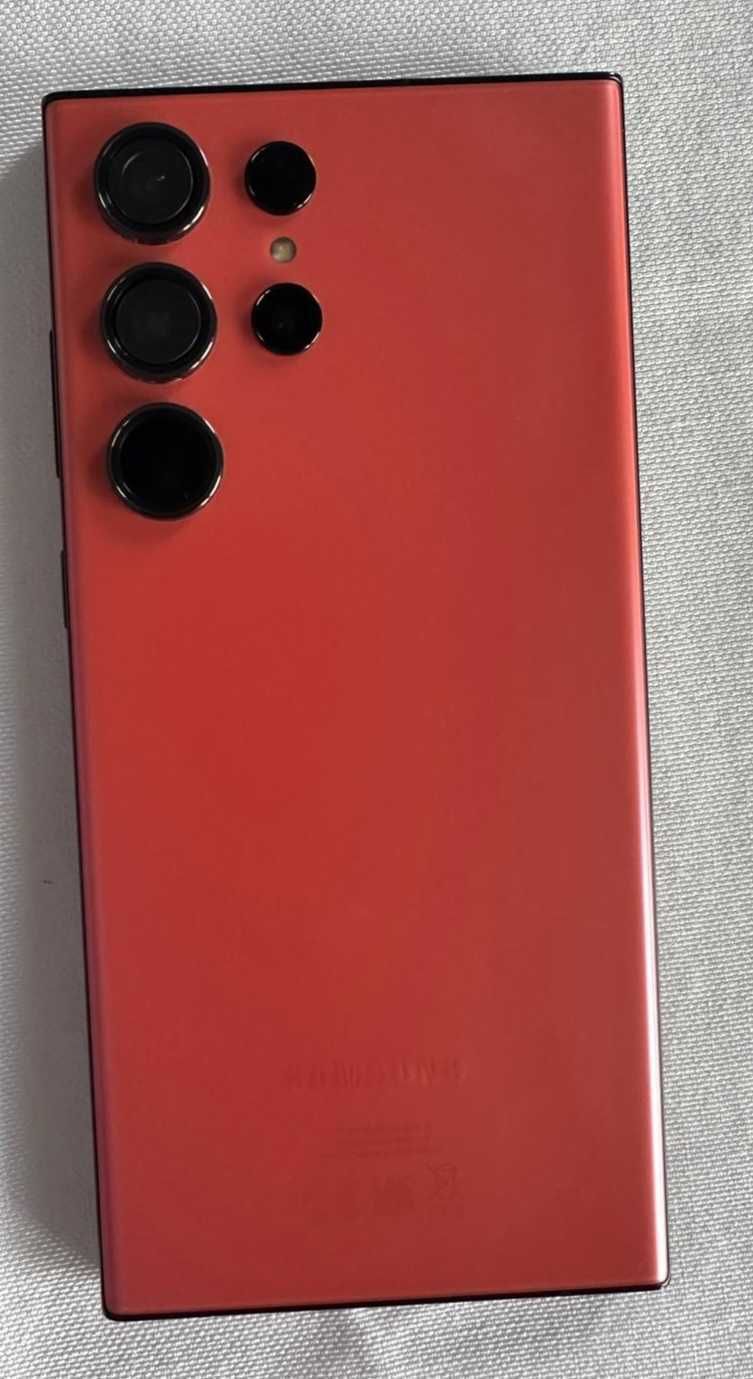 Smartfon Samsung S23 Ultra 512 GB, pomarańczowy, stan idealny