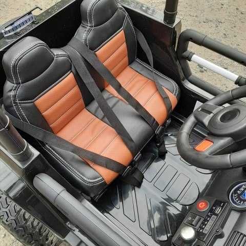 Auto na akumulator Monster Jeep 4x4 Czarny
