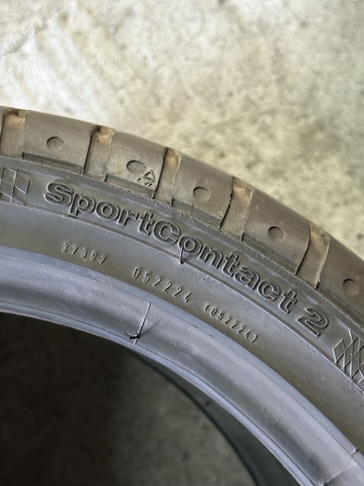 Pneus 245/35zr17 Continental SportContact 2 com 75% piso
