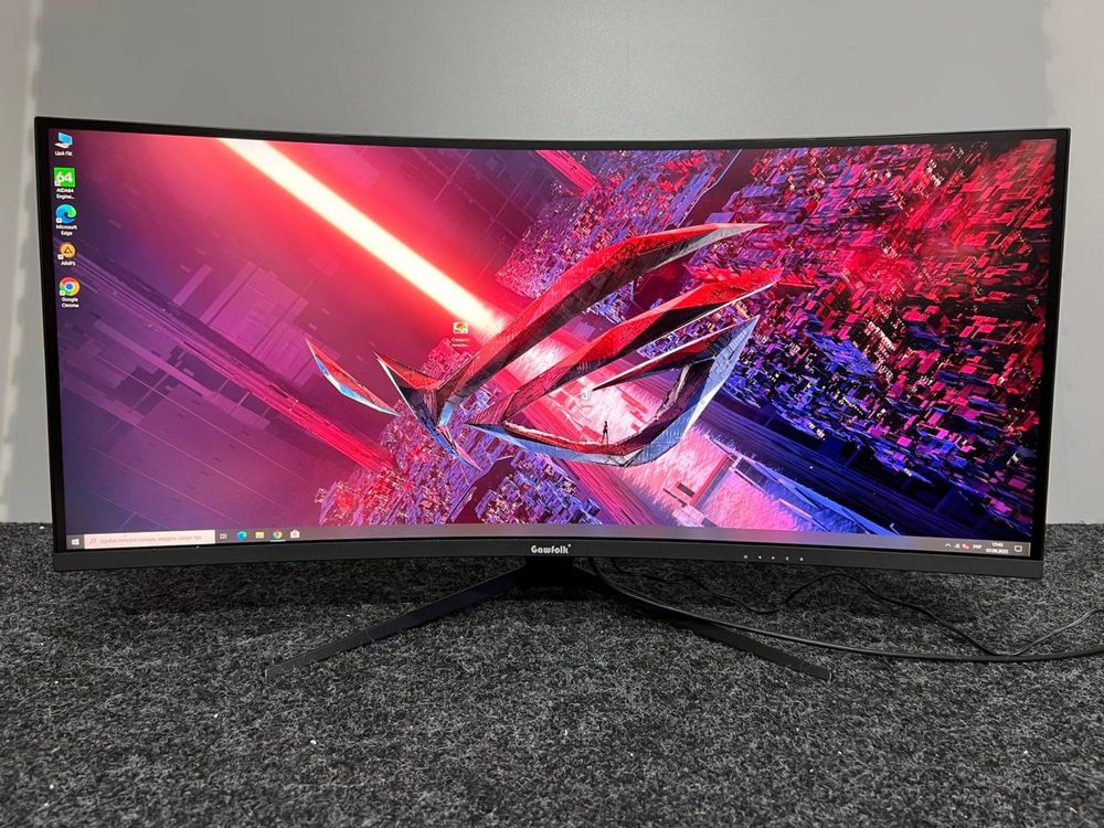 Монітор Gawfolk GF340D 34” 4K 144Hz – Ідеальний для ігор та роботи!