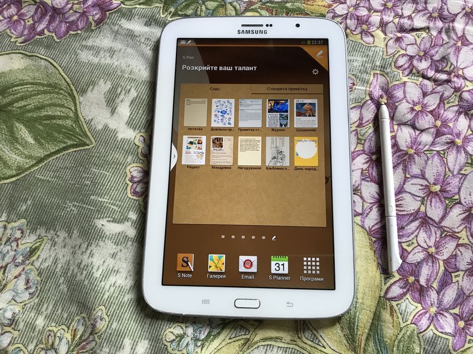 Мощный звонящий планшет Samsung Galaxy Note 8.0, 2/16GB, 8" андроид 11