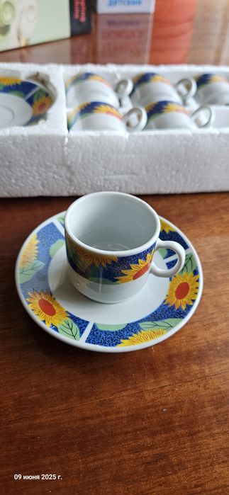 Набір кавовий. Новий