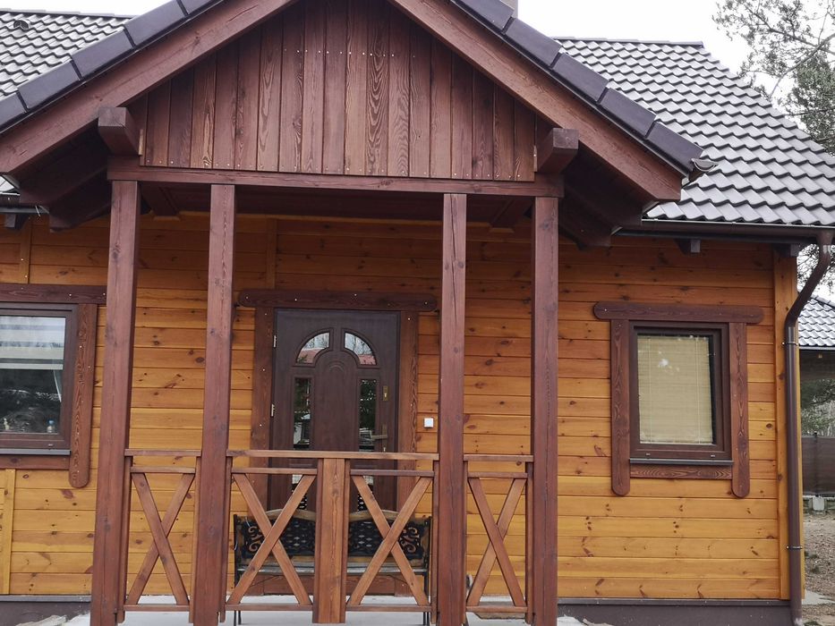 Całoroczny dom z drewna do 70 m2 na ZGŁOSZENIE bez POZWOLENIA
