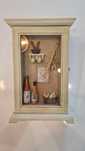 Chaveiro decorativo vitrine quadro rústico