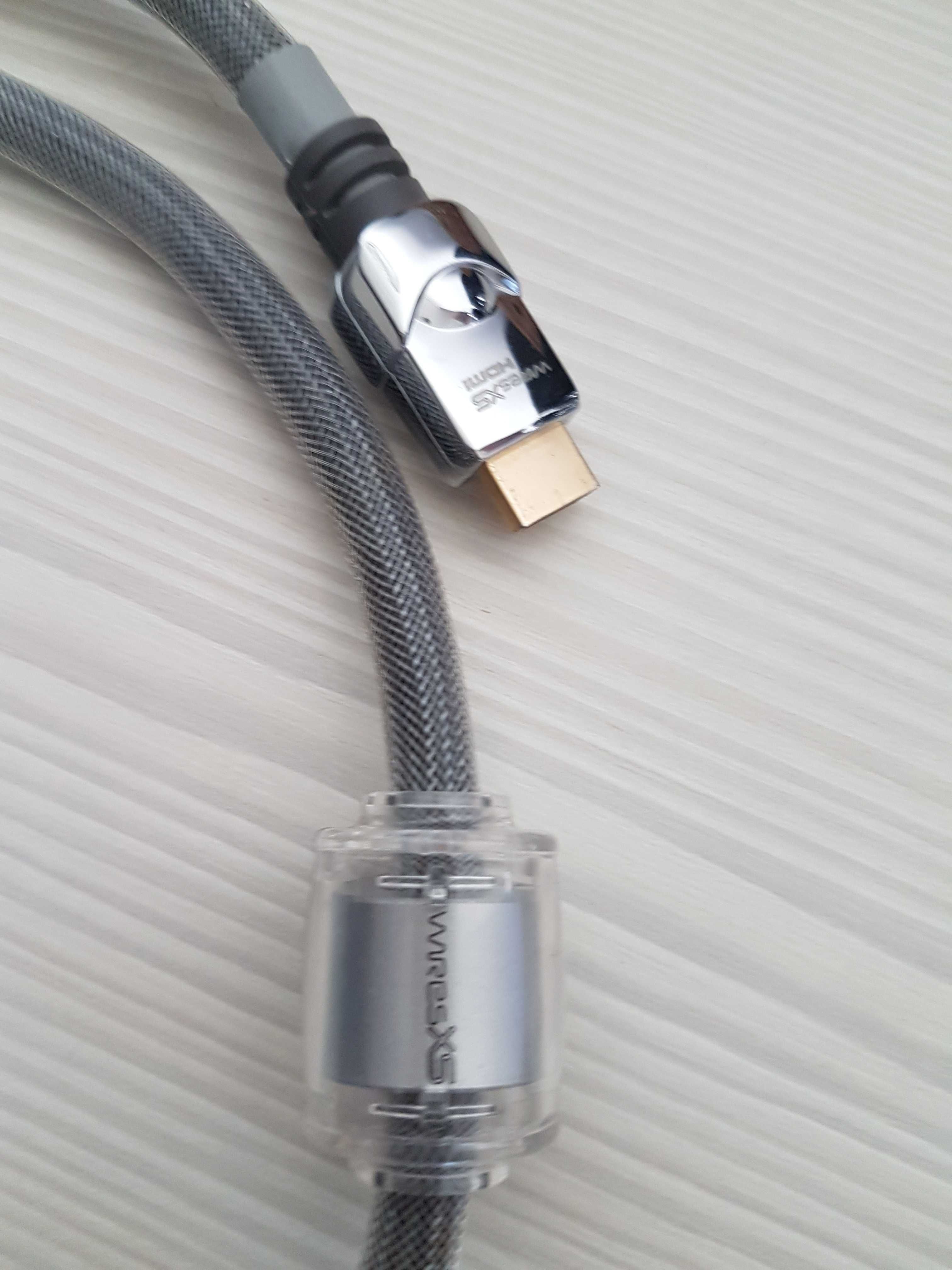 Kabel HDMI 1.4 Techlink Wires XS o długości 1m wysoka jakość.