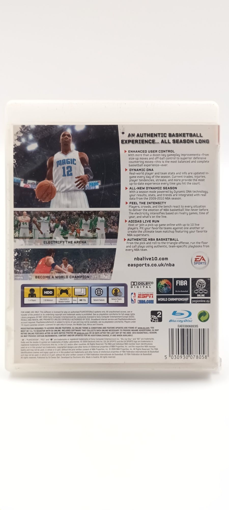 NBA Live 10 PS3.