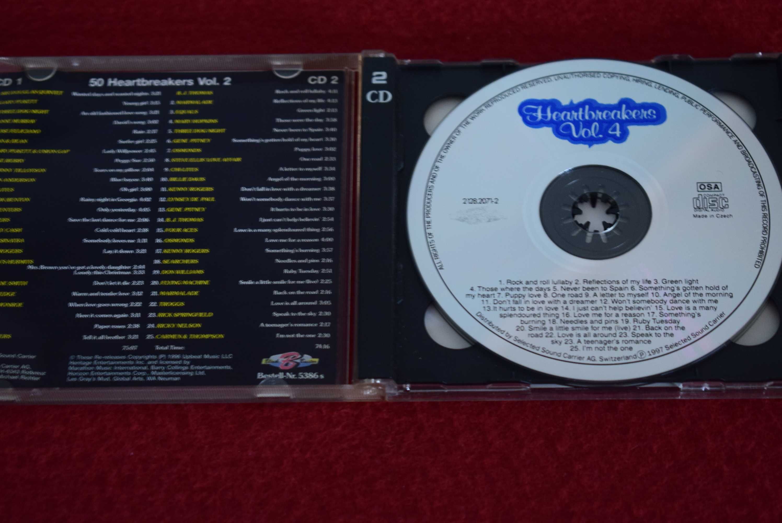 50 Heartbreakers Vol. 2 na dwóch płytach CD - 1999