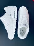 Мужские топовые кроссы Nike Air Max 90 белые кроссовки найк аир макс
