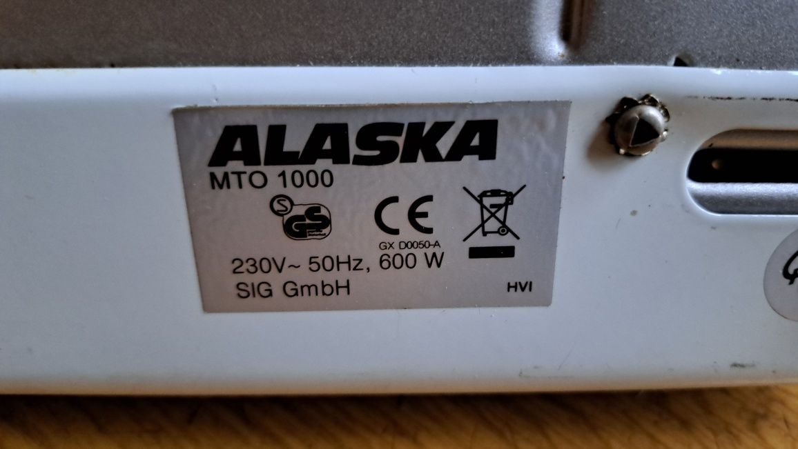 Mini piekarnik/opiekacz ALASKA MTO 1000
