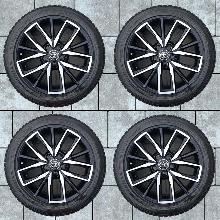 Zestaw kół Toyota Corolla opony zimowe oryginalne