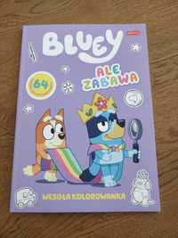 kolorowanka Ale zabawa. Bluey. Wesoła kolorowanka