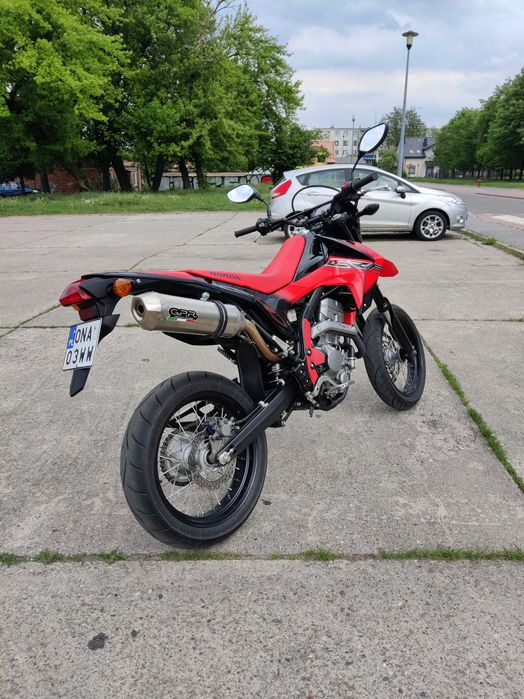Honda CRF250M supermoto / zamiana