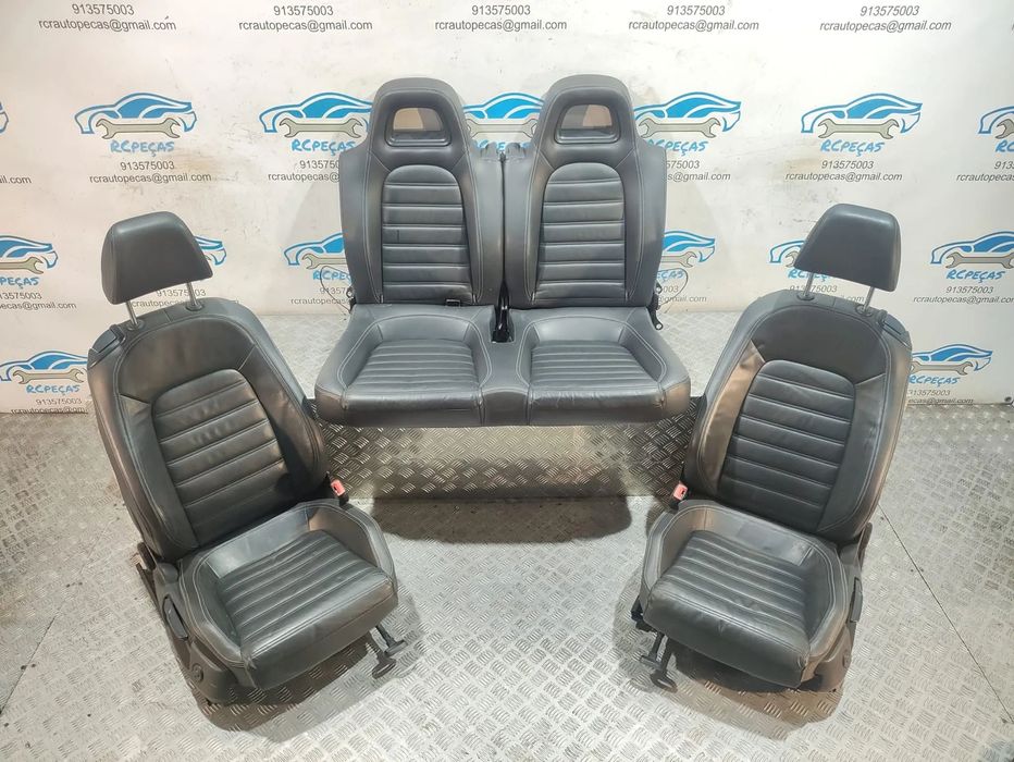 Conjunto Bancos Pele VW Volkswagen Scirocco III 3 Elétricos
