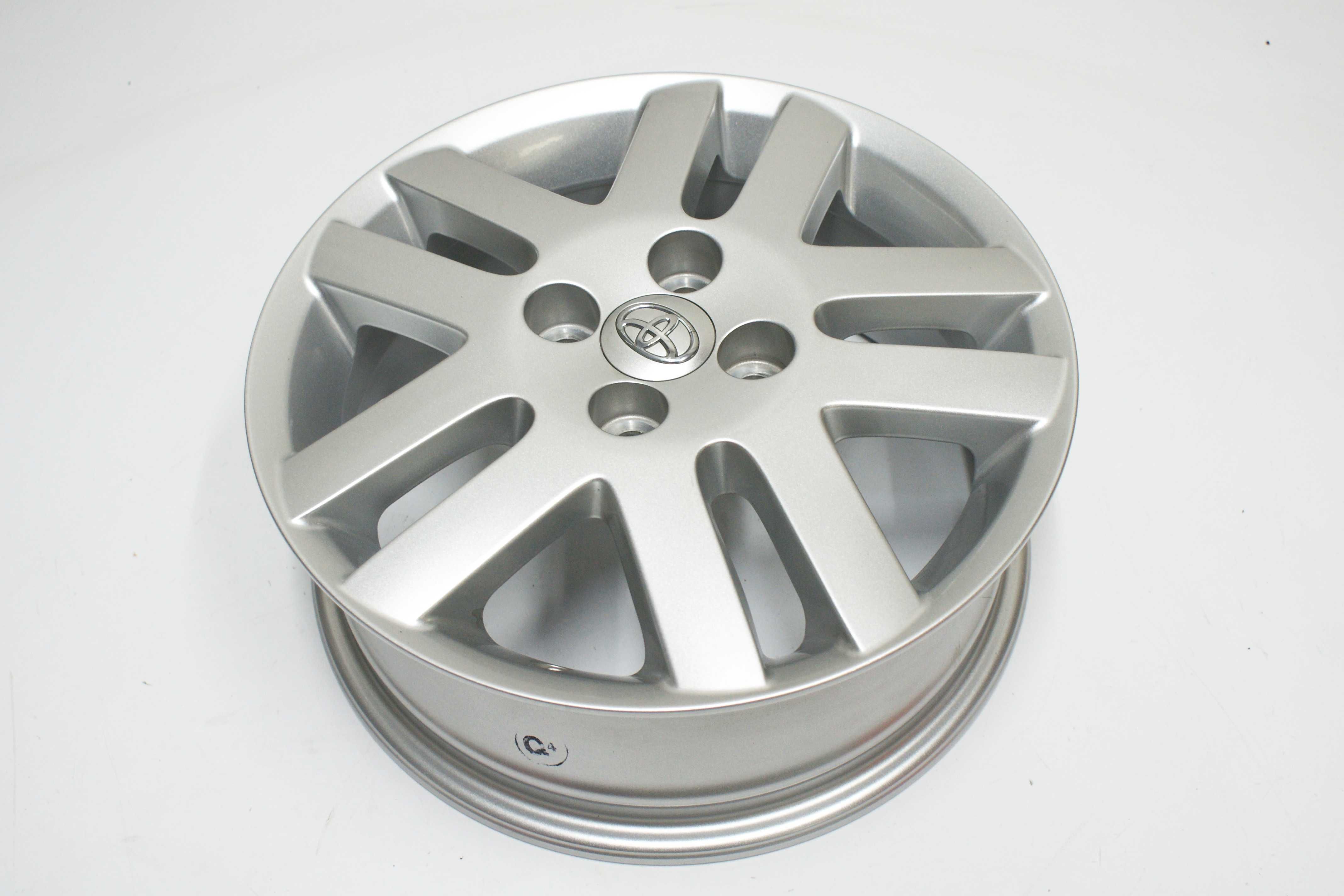 1x Felga aluminiowa OE TOYOTA YARIS 15x5.5J ET45 4x100 NOWA oryginał