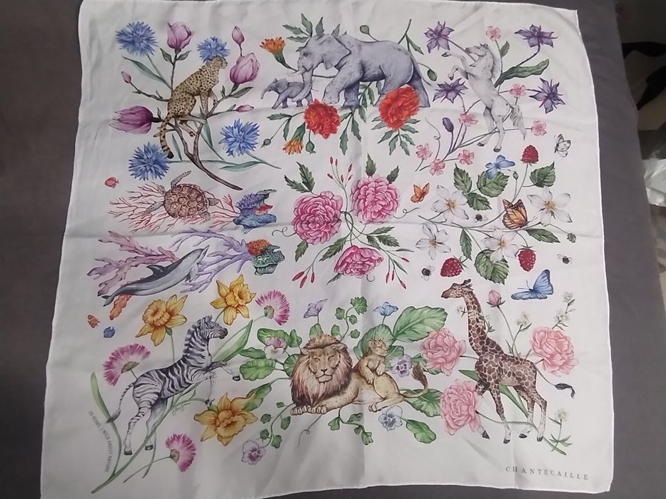 Apaszka chustka z jedwabiu