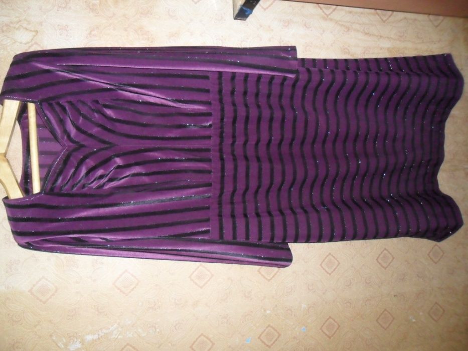 Платье СССР бархат с металлизированной нитью.