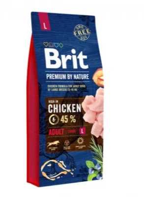Brit Premium Adult Large Chicken 15кг