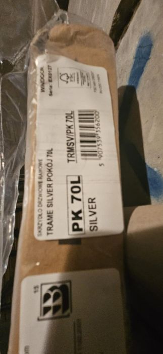 Drzwi wewnętrzna Windoor 70 Nowe białe Trame Silver