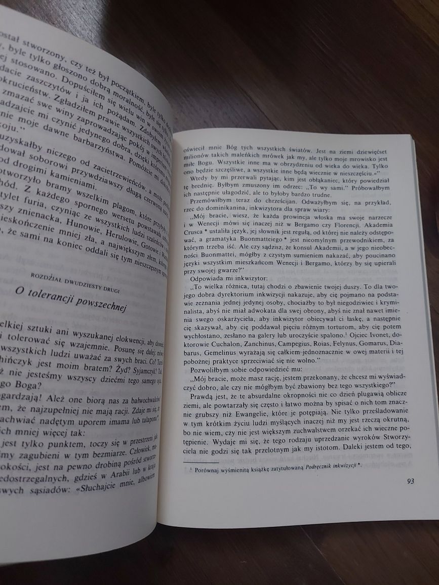 Książka Traktat o tolerancji Wolter