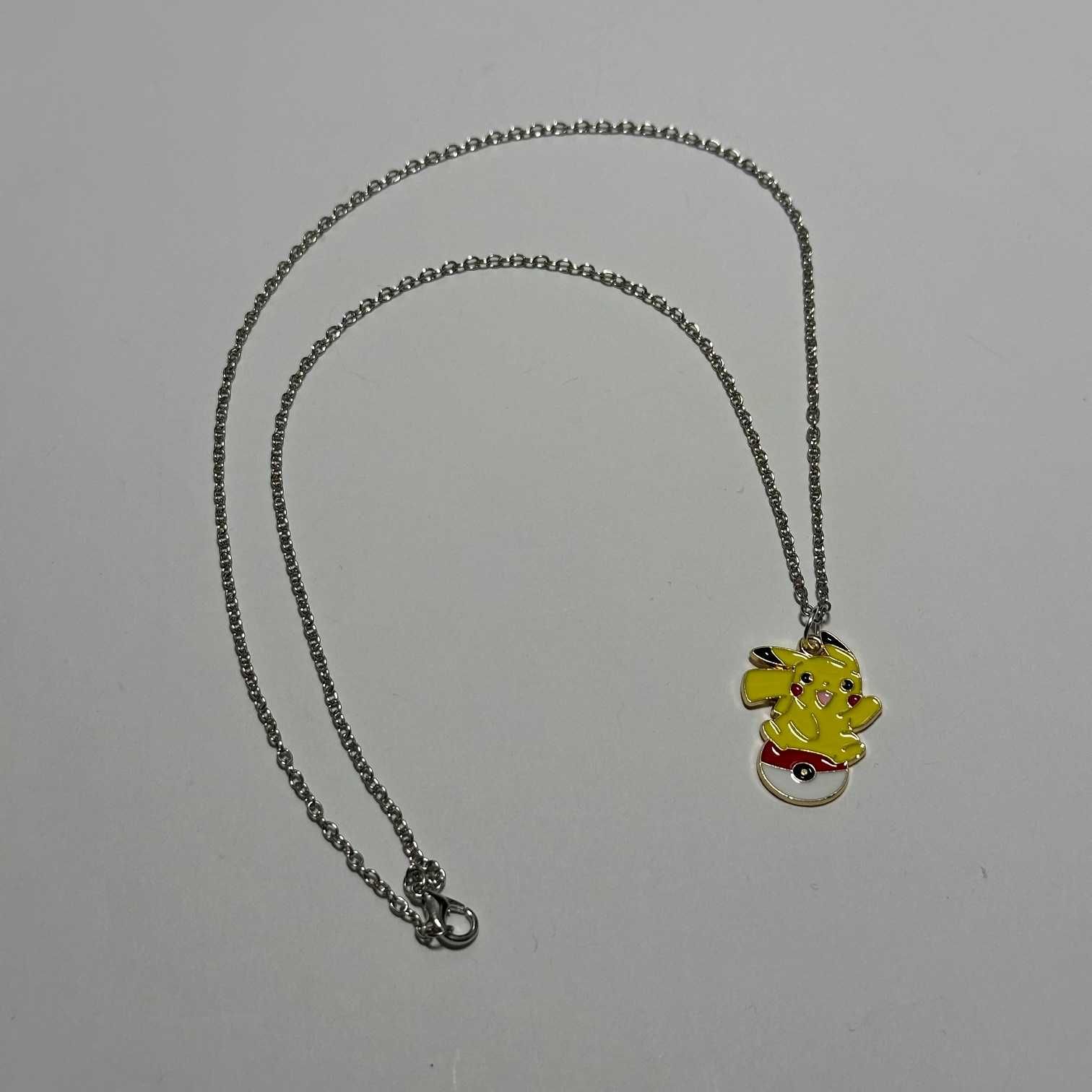 Naszyjnik Pokemon Pikatchu Pikaczu Ash Pokeball Gra Serial Anime