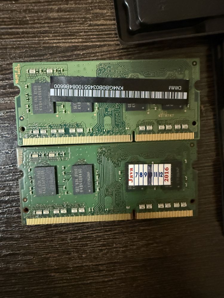 DDR3 1600 SO-DIMM Оперативна памʼять для ноутбуків 8 gb