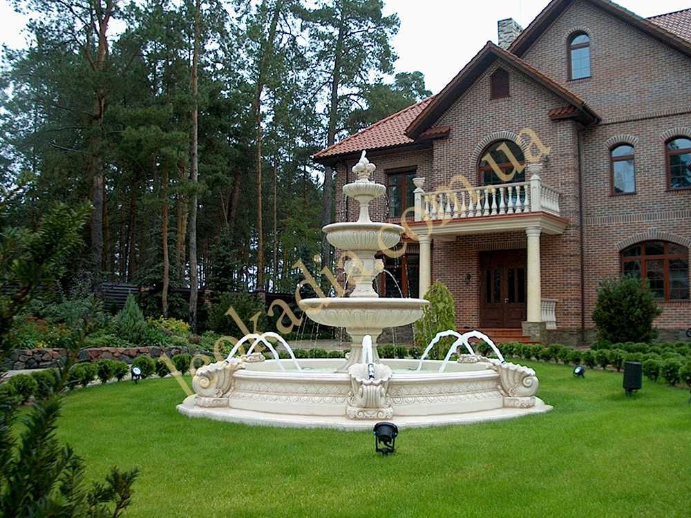 Фонтан «Леокадия»  Н=280 см с басейном арт.032 D=340 cм, d=300 см