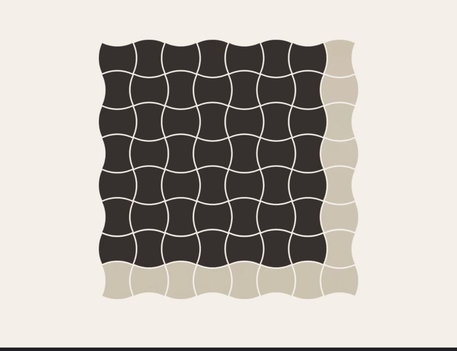 Paradyż Modernizm Nero Mozaika Mix A