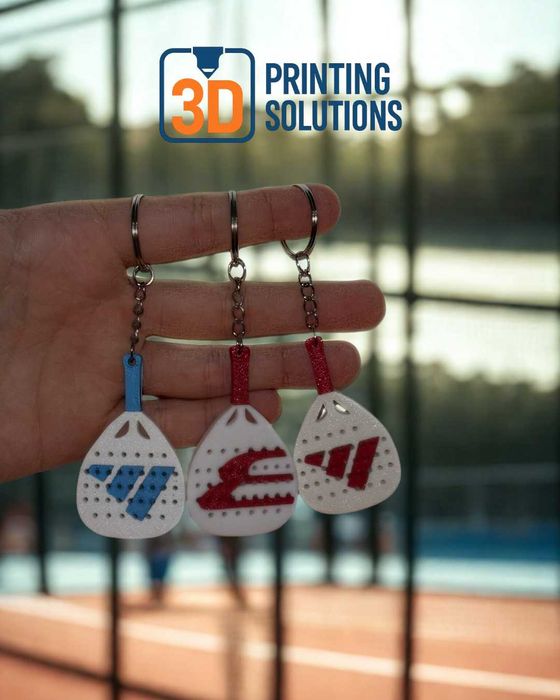 Raquete de Padel Porta-chaves
