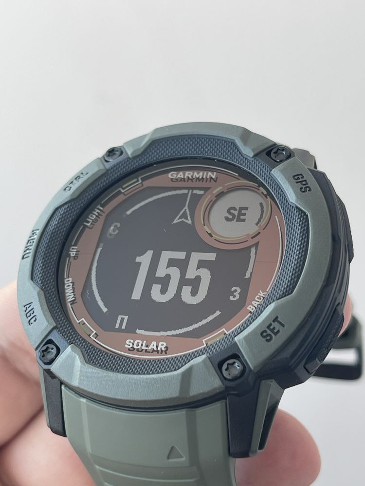 Garmin Instinct 2X solar, moss, зелені