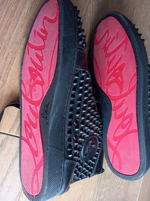 Buty Buty sneakersy Louboutin 41 z ćwiekami Skóra naturalna