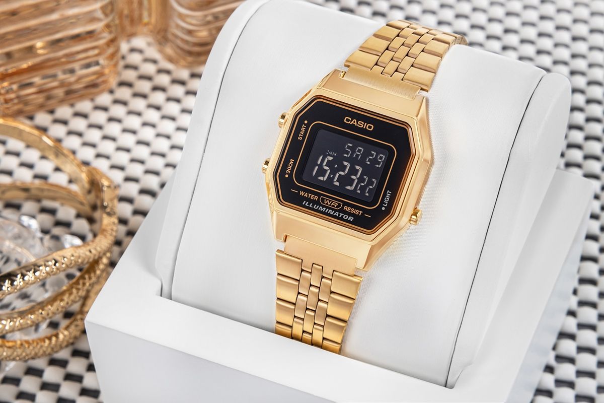 zegarek damski casio vintage la680wga-1bdf + box