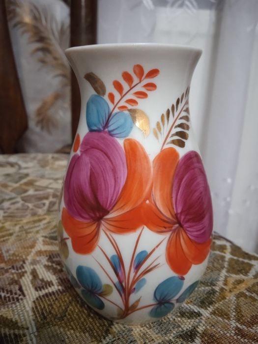 Вазочка з петриківським розписом