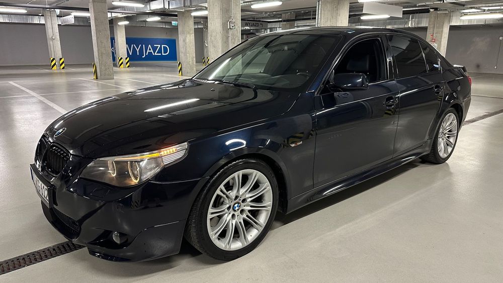 BMW Seria 5 540i Europa M-Pakiet, Bezwypadkowa, HeadUp, HiFi, Rolety, Individual