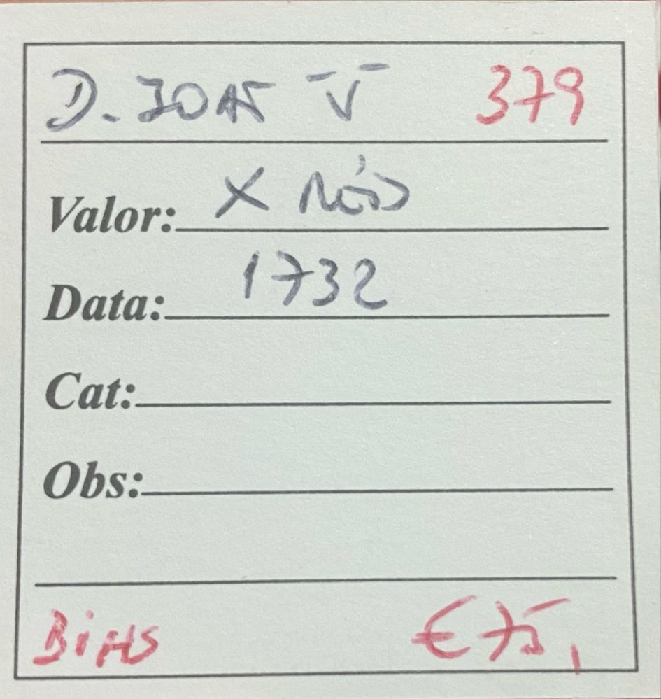 Moeda X Reis D JOAO V 1732