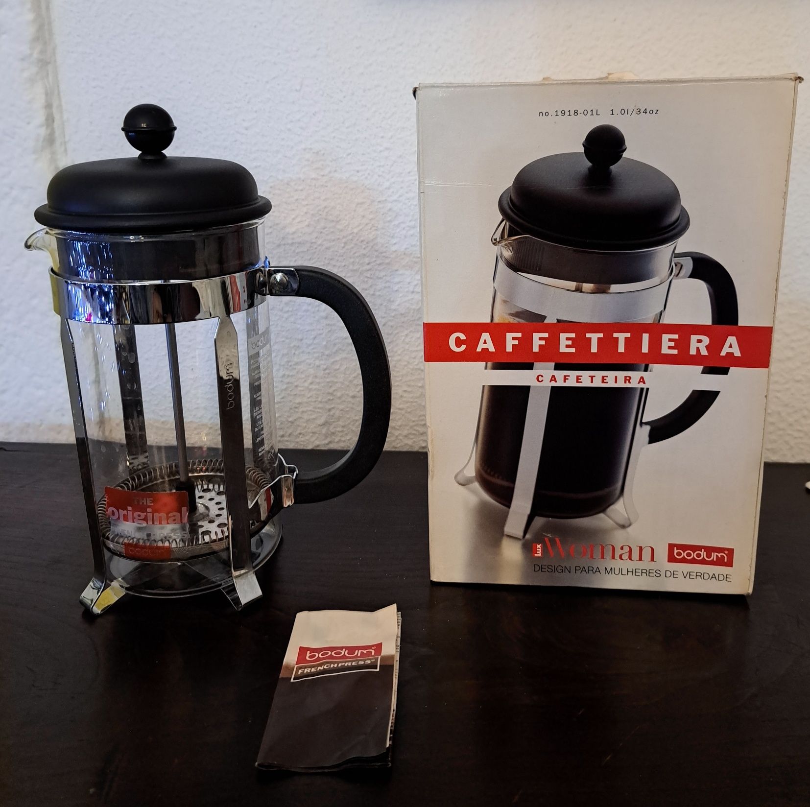 Cafeteira Bodum nova (1 Litro)