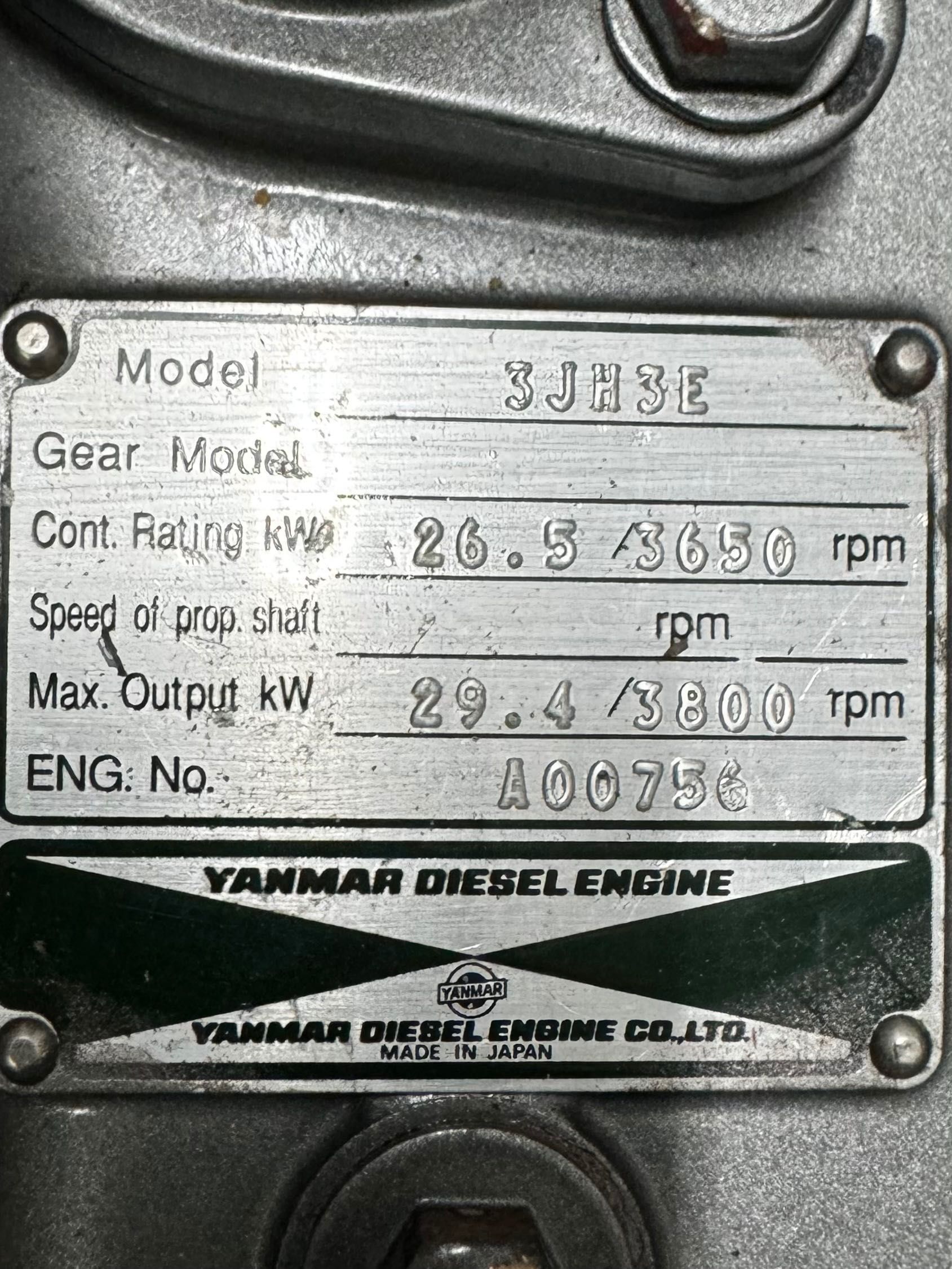 Motor Barco Yanmar 40cv