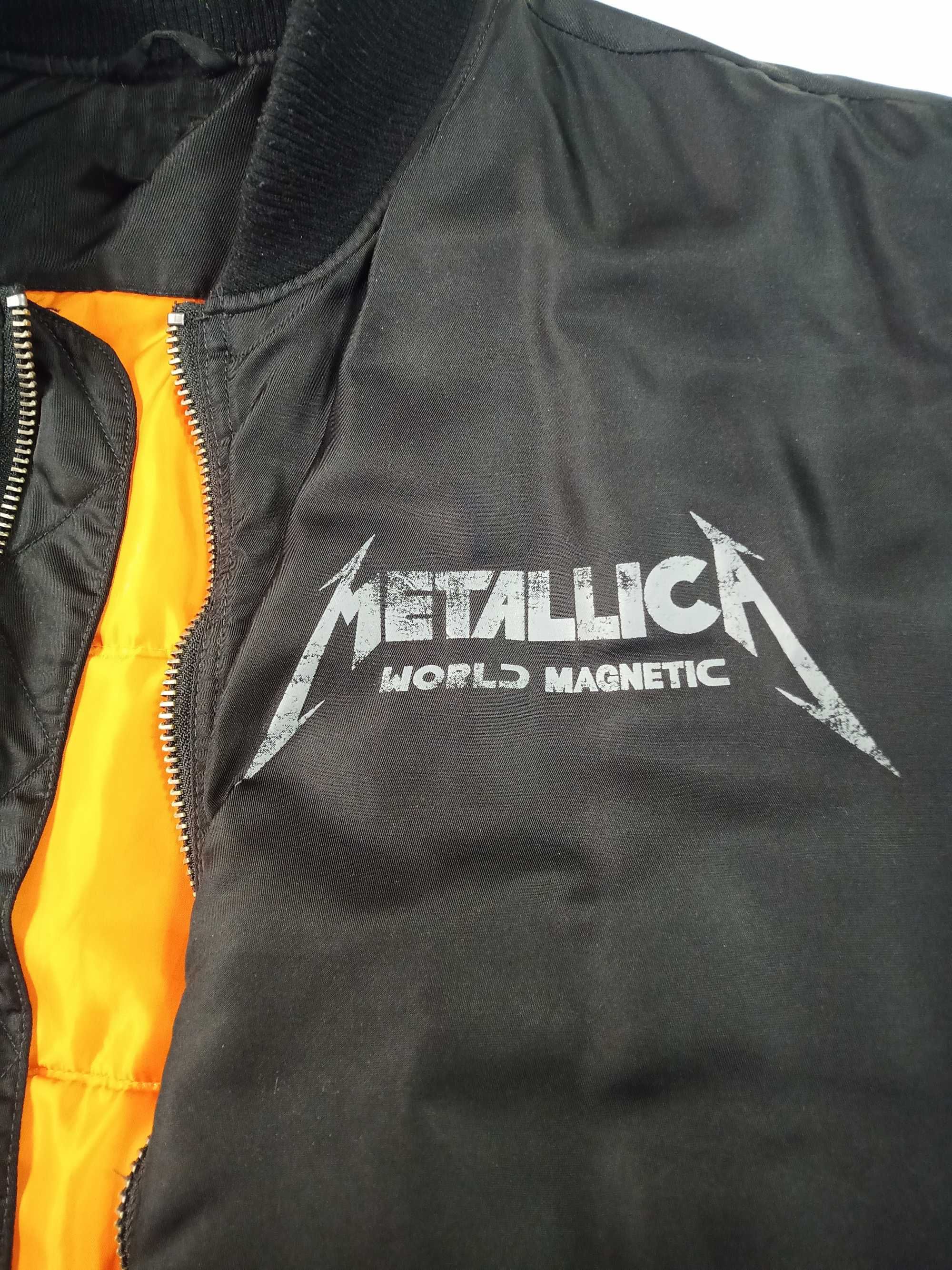 Kurtka męska - na wzór wojskowej MA-1 "METALLICA", rozm. L