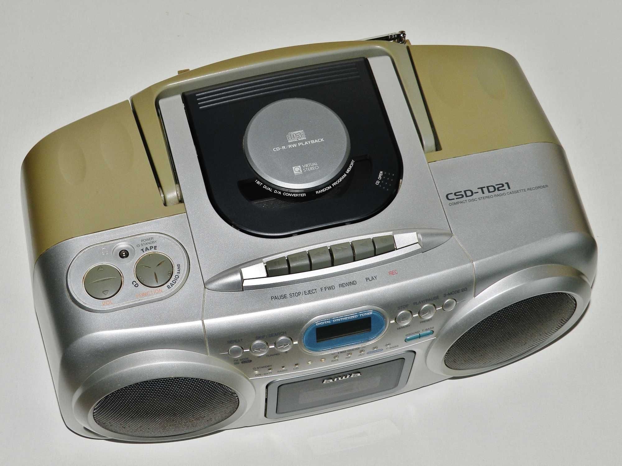 Radio-CD-magnetofon AIWA CSD-TD21EZ do naprawy - konserwacji