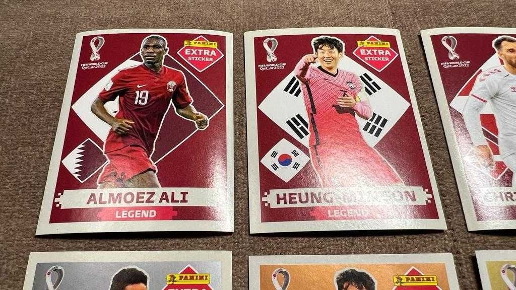 15 екстра-стікерів Panini Qatar Катар Чемпіонат Світу 2022 на обмін