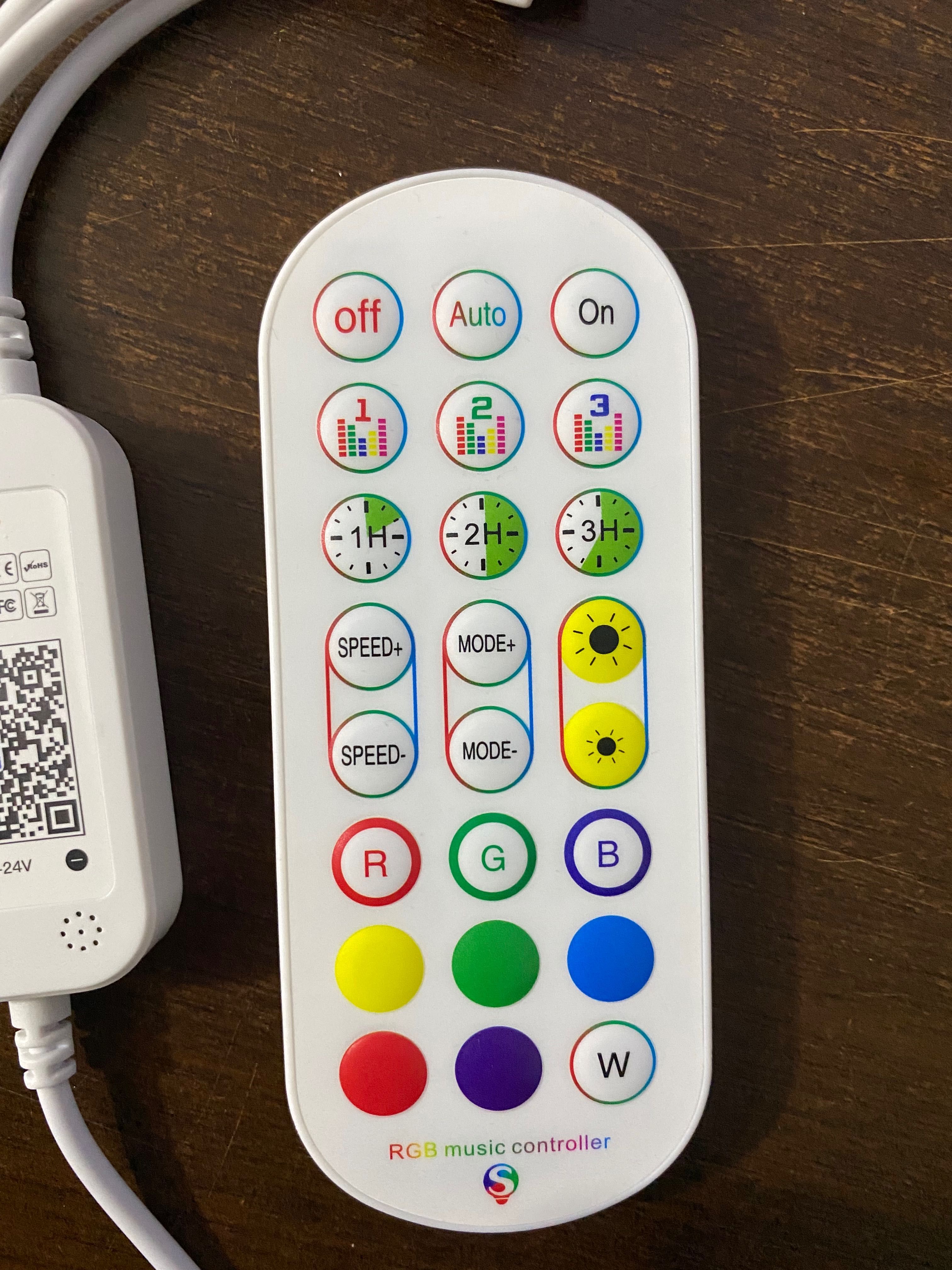 Sterownik Kontroler RGB pilot Taśma LED IR Bluetooth 24V