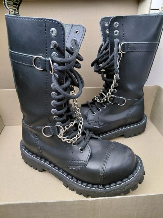 GLANY STEEL czarne 15-dziur roz. 37