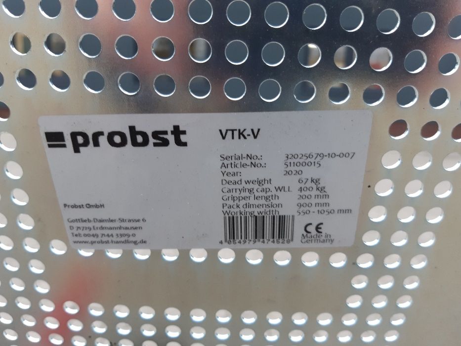 Wózek brukarski VTK-V PROBST + Młotek Simplex 60 GRATIS !!