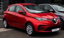 Aluguer Viatura elétrica Zoe 50 ZE TVDE área de Lisboa ( 24 horas)