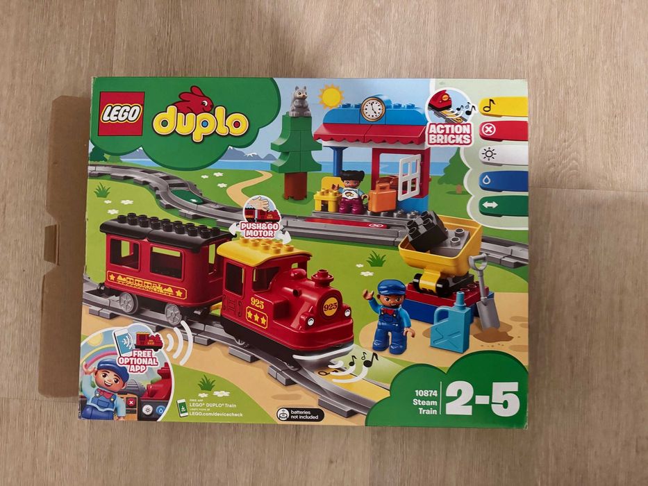 Klocki LEGO Duplo 10874 lokomotywa i tory