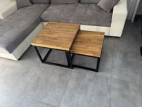 Stolik kawowy + konsola w stylu loftowym loft 2 design