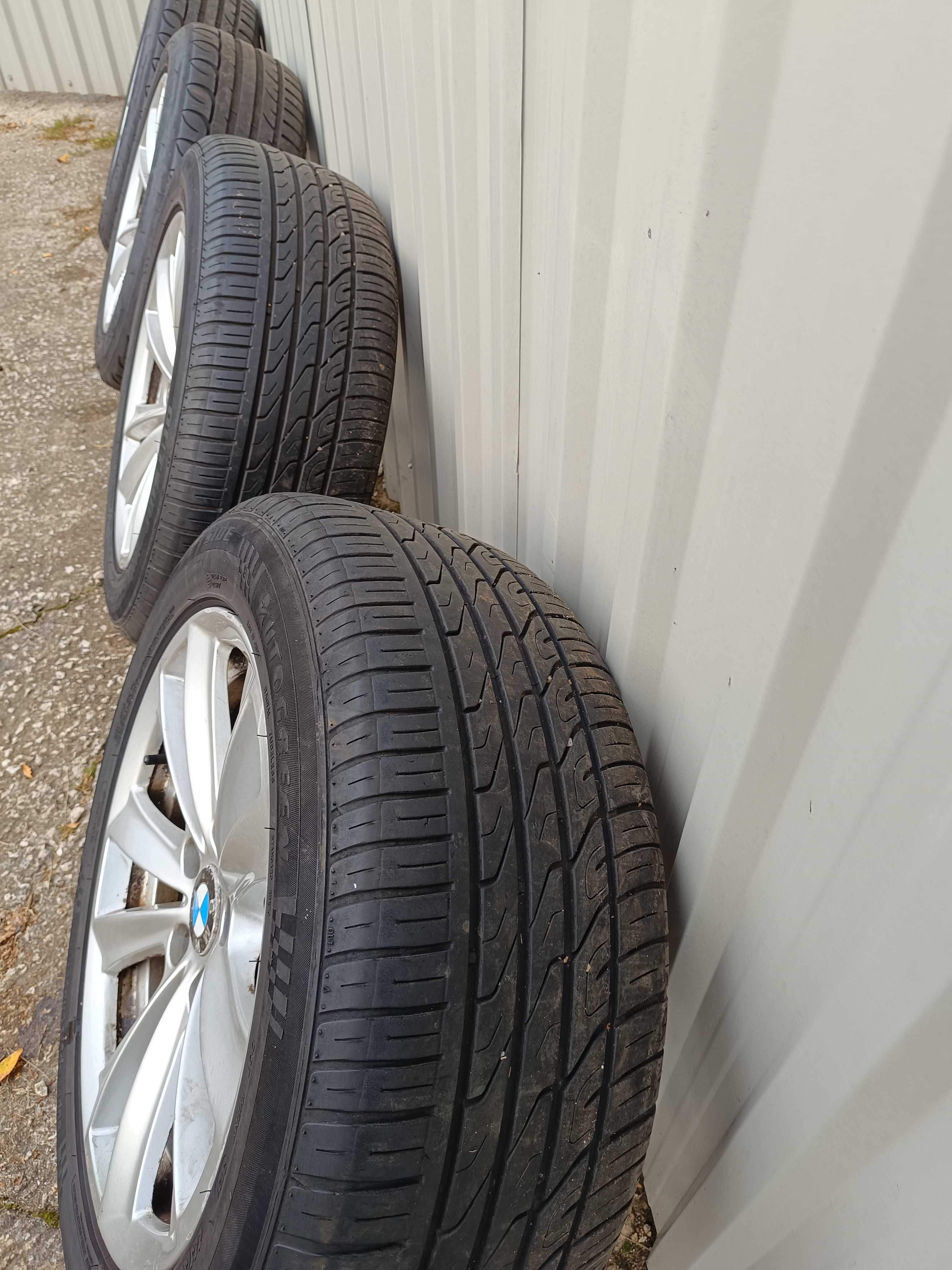 koła Felgi aluminiowe 17  BMW F10 F11 F12 5x120 ET 30 opony letnie 236
