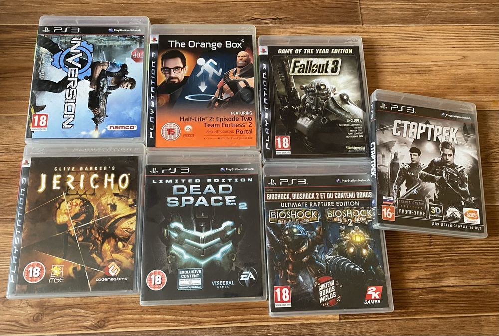 Ігри Sony PS3: Mafia, Yakuza, Half-Life, Fallout GOTY, Watch Dogs