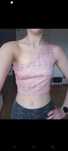 Crop top na jedno ramię rozmiar S